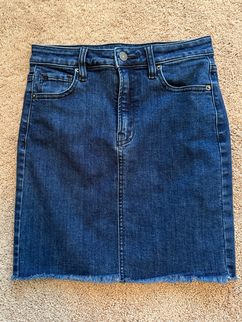 Hidden Jeans Dark Blue Denim Mini Skirt